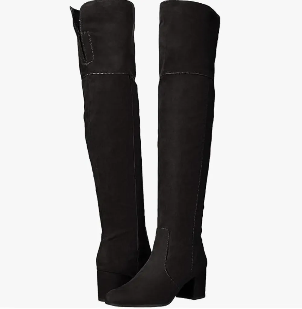 Circus by Sam Edelman Vivica OTK Boots 10 Black NWT Over the Knee Tall Glam